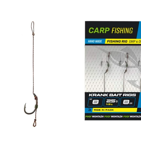Návazec KRANK BAIT RIGS #8 (25Lb/11,5кg)