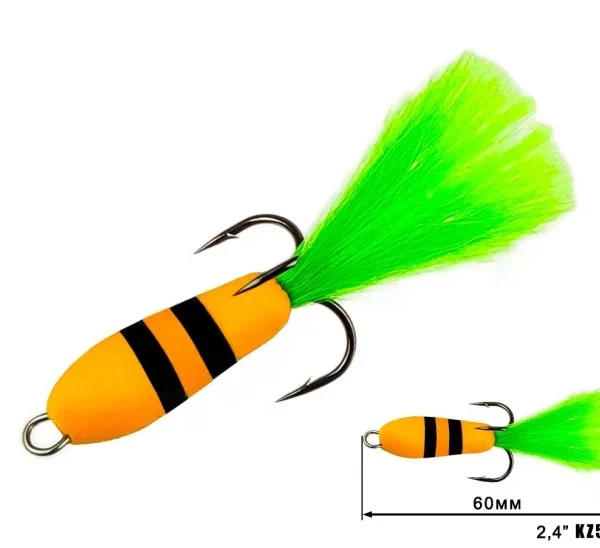 Nástraha Mandula Кazara 512 (60mm) 2,4" (3 kusy/bal) (Cena je za kus)