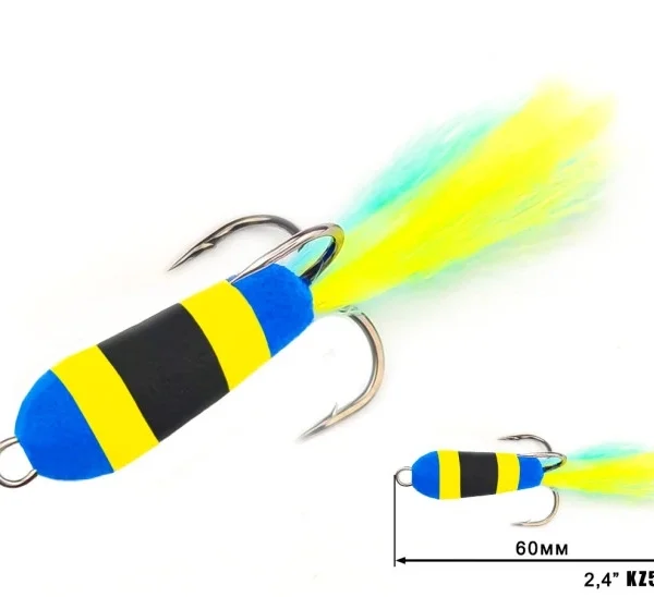 Nástraha Mandula Кazara 501, (60mm) 2,4" (3 kusy/bal) (Cena je za kus)