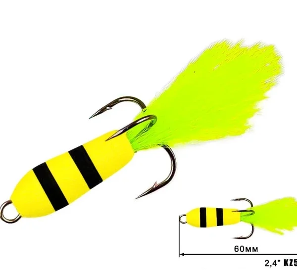 Nástraha Mandula Кazara 509 (60mm) 2,4" (3 kusy/bal) (Cena je za kus)