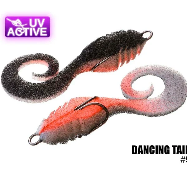 Pěnová nástraha 501 Dancing tail 4" (2 kusy/bal) (Cena je za kus)