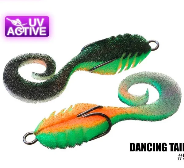 Pěnová nástraha 502 Dancing tail 4" (2 kusy/bal) (Cena je za kus)