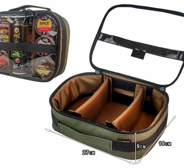 Taška Organizér s průhledným víkem na 3 přihrádky (27х19х8сm)