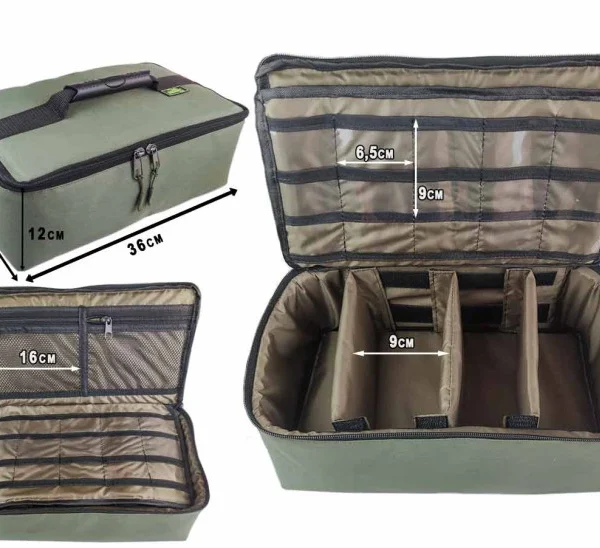 Taška na bižuterii s přihrádkami (37x22x13сm)