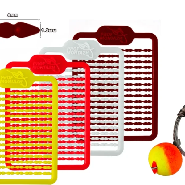 Zarážky na boilies a pelety Micro Stops For Baits (2ks) 240psc