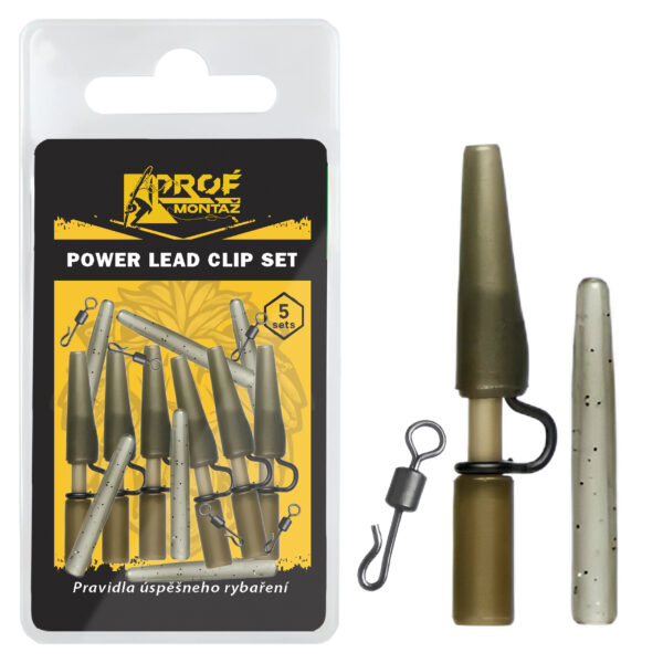 Sada na boční montáž. Power lead clip Set