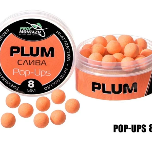 Plovoucí Boilie Pop-Up 8 mm Plum
