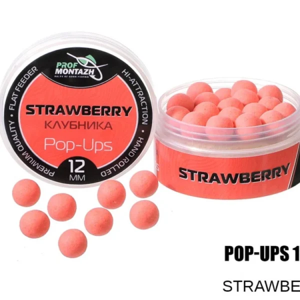 Plovoucí Boilie Pop-Up 12 mm Strawberry