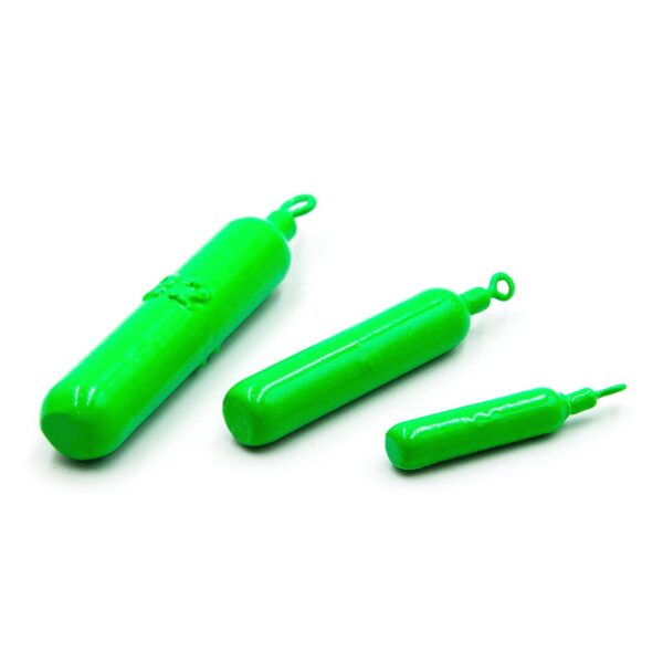 Zátěž Jig-rig 3g-10g (10 kusů/bal): UV barva: jablečně zelená.