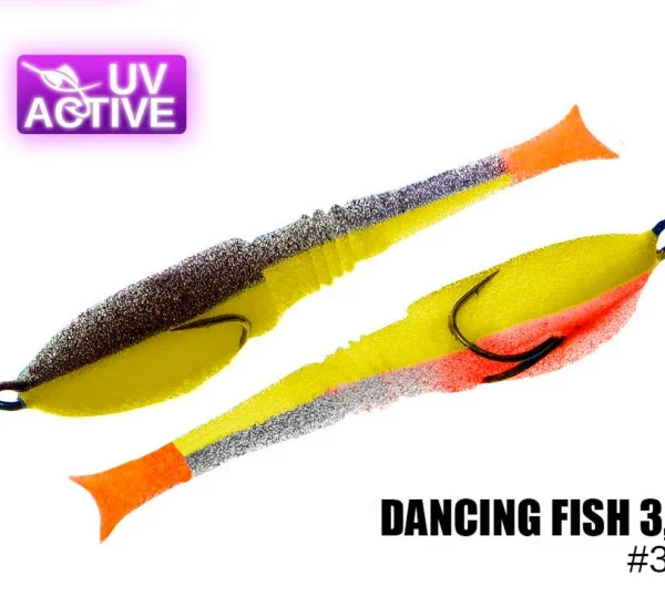 Pěnová nástraha 303 Dancing Fish 3,5" (5 kusy/bal) (Cena je za kus)