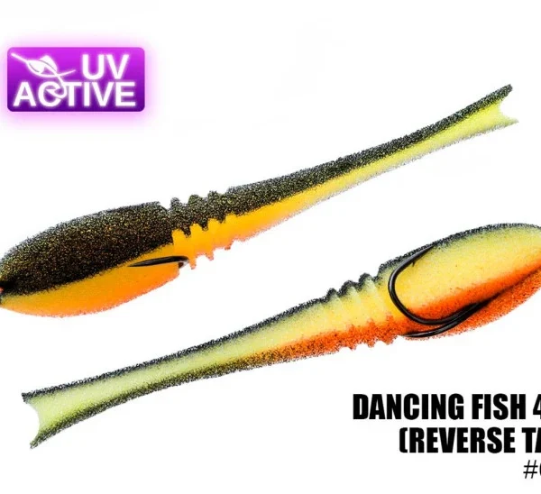 Pěnová nástraha 603 Dancing Fish 4,5",(reverse tail) (5 kusy/bal) (Cena je za kus)