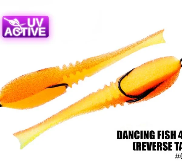 Pěnová nástraha 605 Dancing Fish 4,5",(reverse tail) (5 kusy/bal) (Cena je za kus)