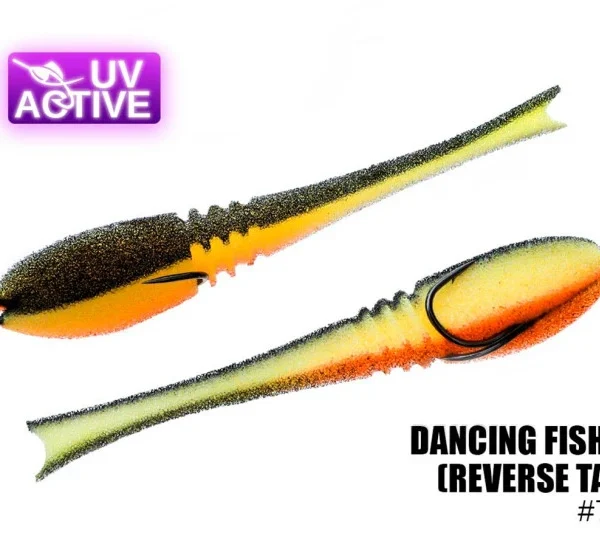 Pěnová nástraha 703 Dancing Fish 4",(reverse tail) (5 kusy/bal) (Cena je za kus)