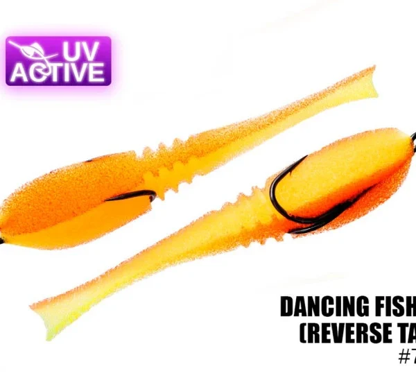Pěnová nástraha 705 Dancing Fish 4",(reverse tail) (5 kusy/bal) (Cena je za kus)