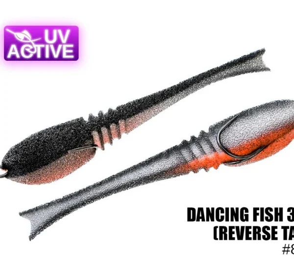 Pěnová nástraha 801 Dancing Fish 3,5",(reverse tail) (5 kusy/bal) (Cena je za kus)