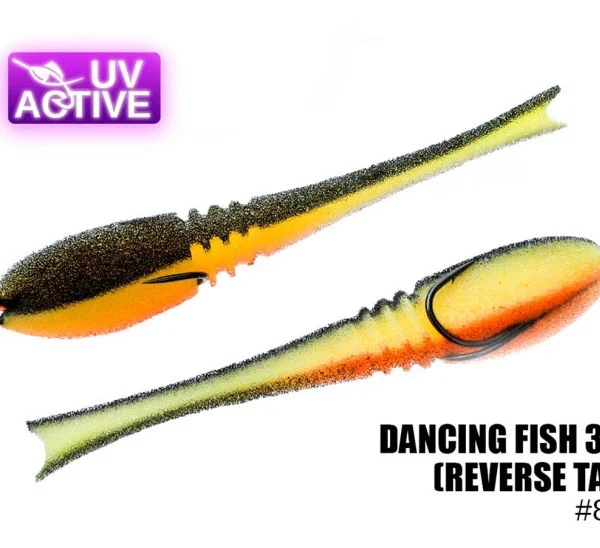 Pěnová nástraha 803 Dancing Fish 3,5",(reverse tail) (5 kusy/bal) (Cena je za kus)