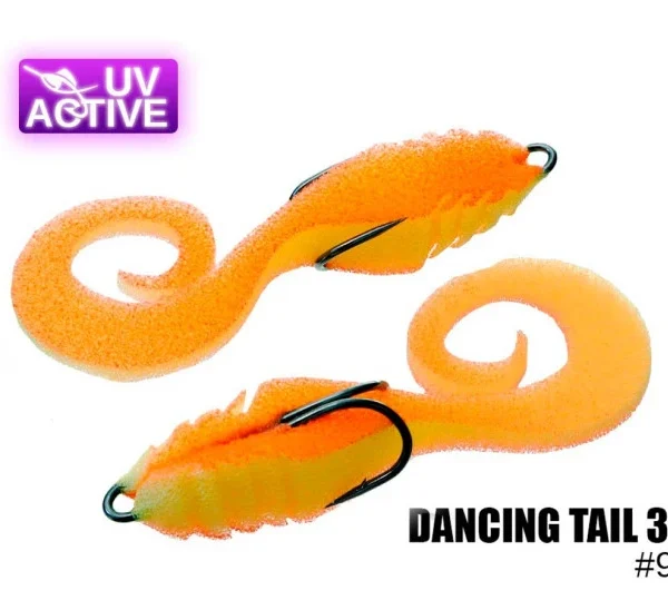 Pěnová nástraha 905 Dancing tail 3,5" (2 kusy/bal) (Cena je za kus)
