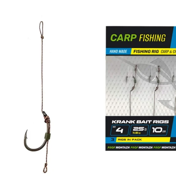 Návazec KRANK BAIT RIGS #4 (25Lb/11,5кg)