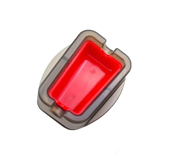 Formička s tlačítkem Flat-Řeka (Šedá)