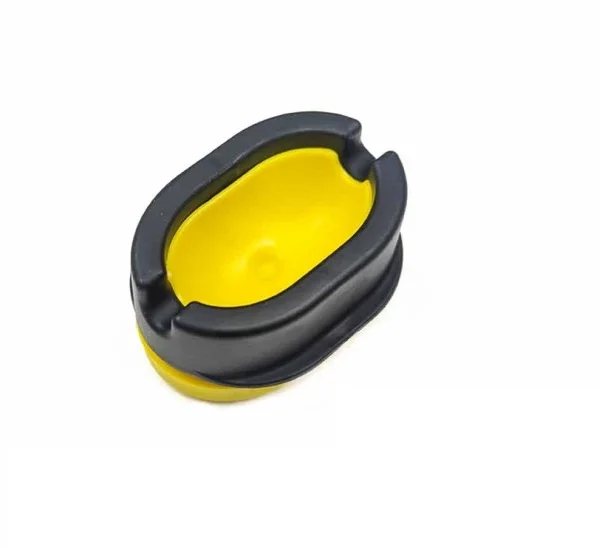 Formička s tlačítkem Flat (Černá a žlutá)