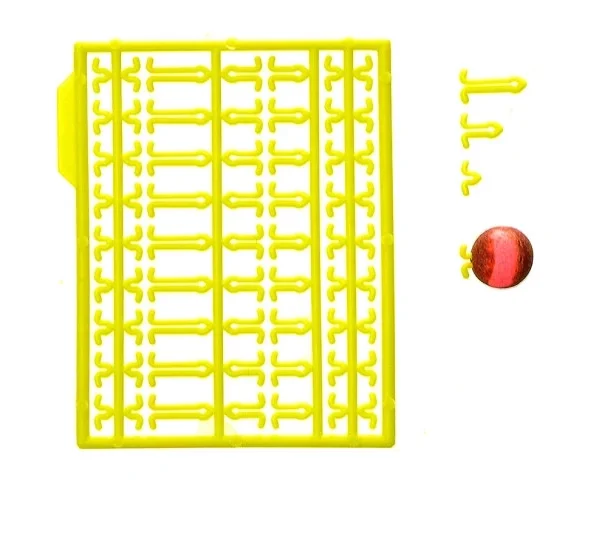 Zarážky na boilies a pelety (2ks.) (Barva žlutá)