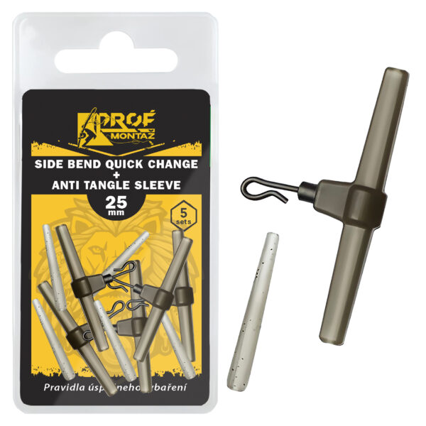 Průjezd Side bend Quick change+Anti tangle sleeves 25mm