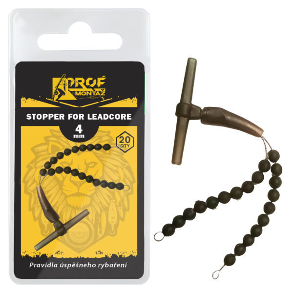 Zarážky Stopper (for leadcore) 4mm.