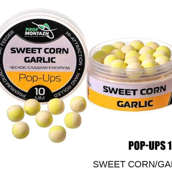Plovoucí Boilie Pop-Up 10 mm Sweet corn/Garlic