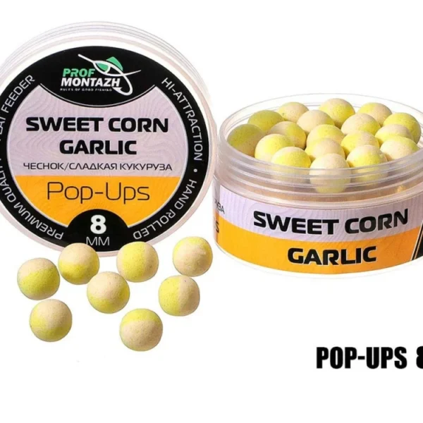 Plovoucí Boilie Pop-Up 8 mm Sweet corn/Garlic