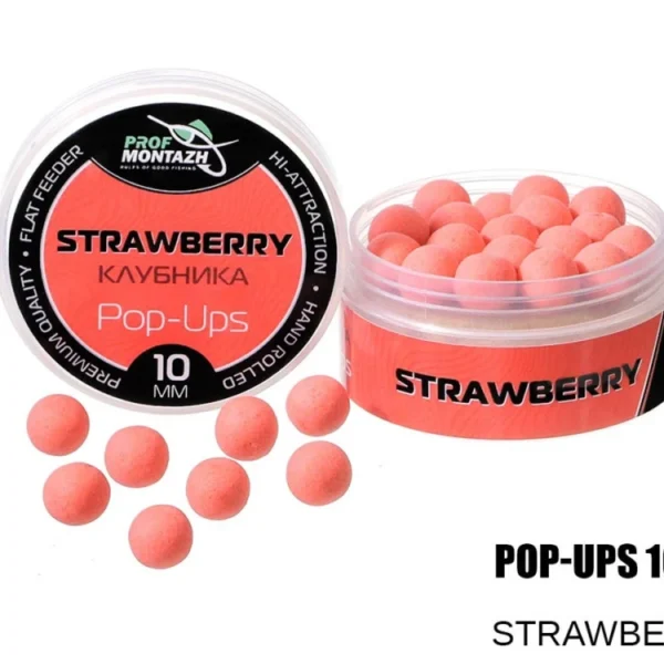 Plovoucí Boilie Pop-Up 10 mm Strawberry