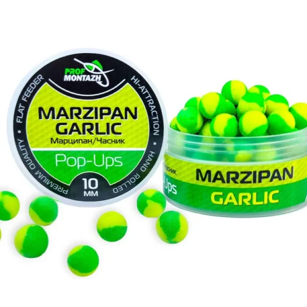 Plovoucí Boilie Pop-Up 10 mm Marzipan/Garlic