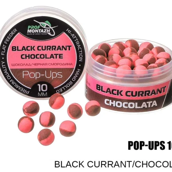 Plovoucí Boilie Pop-Up 10 mm Black currant/Chocolate