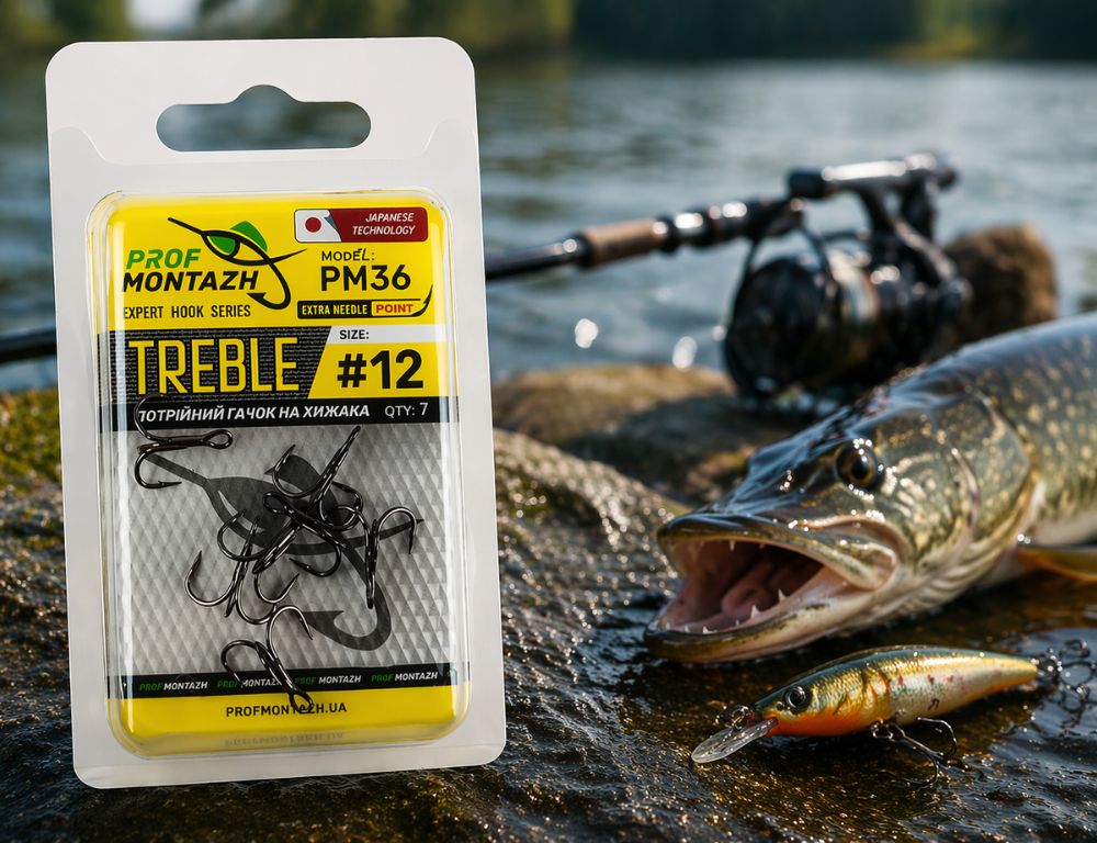 Trojháček Profmontazh Black Chrome pro lov dravců