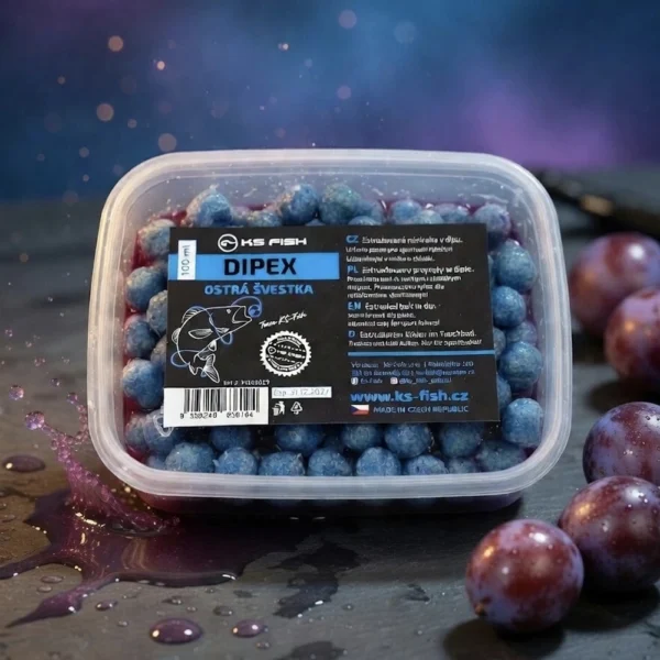 KS-Fish Dipex Ostrá švestka 100ml
