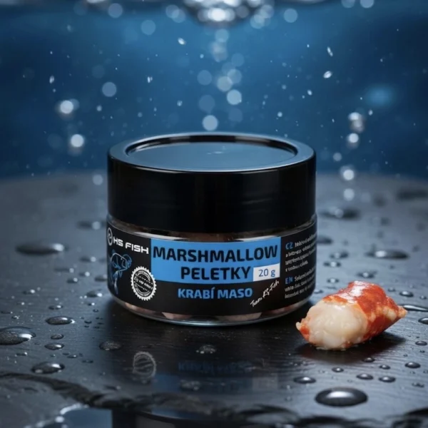 KS-Fish Marshmallow peletky Krabí maso 20g