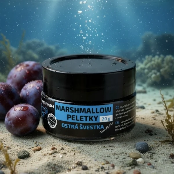 KS-Fish Marshmallow peletky Ostrá švestka 20g