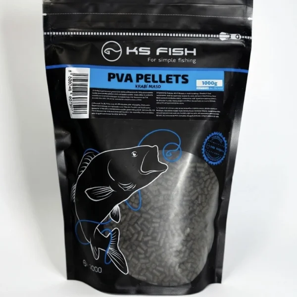 KS-Fish PVA pelety Krabí maso 3mm 1kg