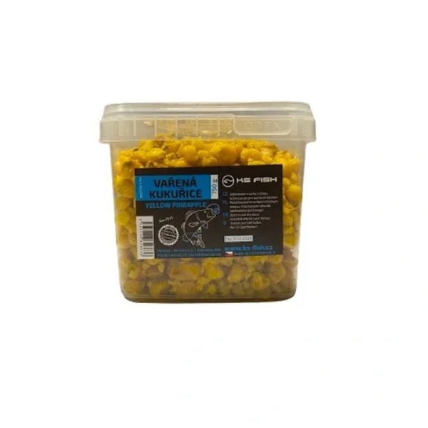 KS-Fish Vařená kukuřice Ananas 750g