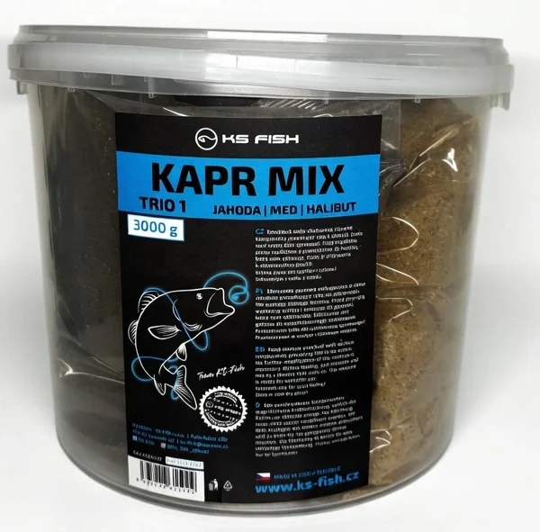 KS-Fish Krmítková směs Kapr mix Perník 1kg