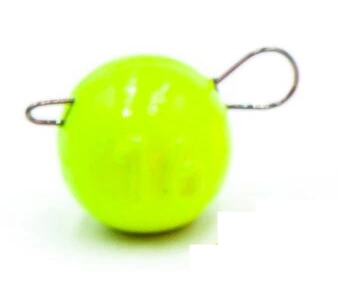 Rozebíratelná zátěž Čeburaška 1g-14g (10 kusů/bal) UV Barva limetková.