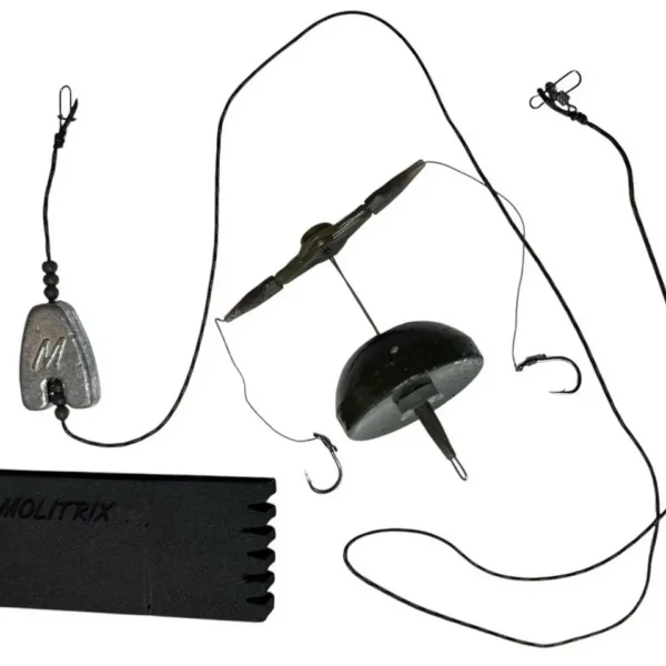 Montáž Molitrix na lov tolstolobika u dna BATISKAF – 2 háčky