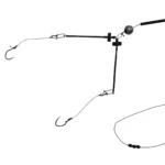 Montáž Molitrix na lov tolstolobika z hladiny – 2 háčky